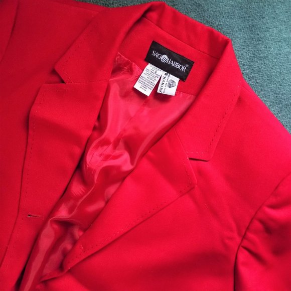 Sag Harbor Jackets & Blazers - Sag Harbor - Red Blazer (12)